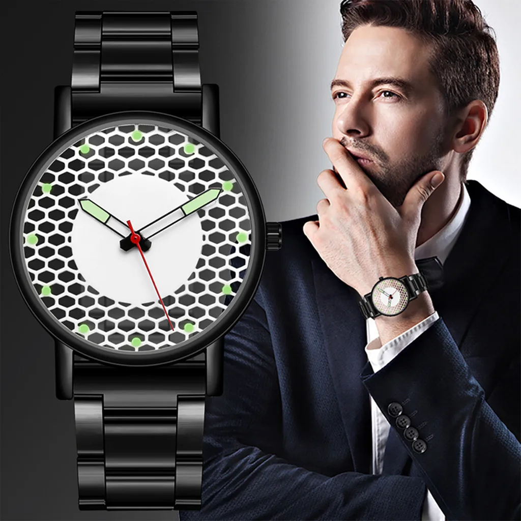 2020 New men bussness watch Luxury top brand Quartz Watch Stainless Steel Dial Casual Bracele relogio masculino #5 | Наручные часы