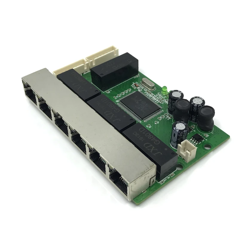 OEM PBC 8 портовый гигабитный Ethernet коммутатор портов met контактный разъем 10/100/1000 m