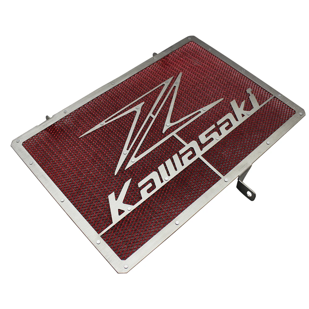 Для Kawasaki Z750 Z1000 Мотоцикл Скутер Autocycle решетка радиатора крышка 2007 2008 2009 2010 2011 2012 2013 - Цвет: red