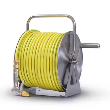 

Stainless steel watering car wash water pipe storage rack automatic pipe rack frame home wall-mounted