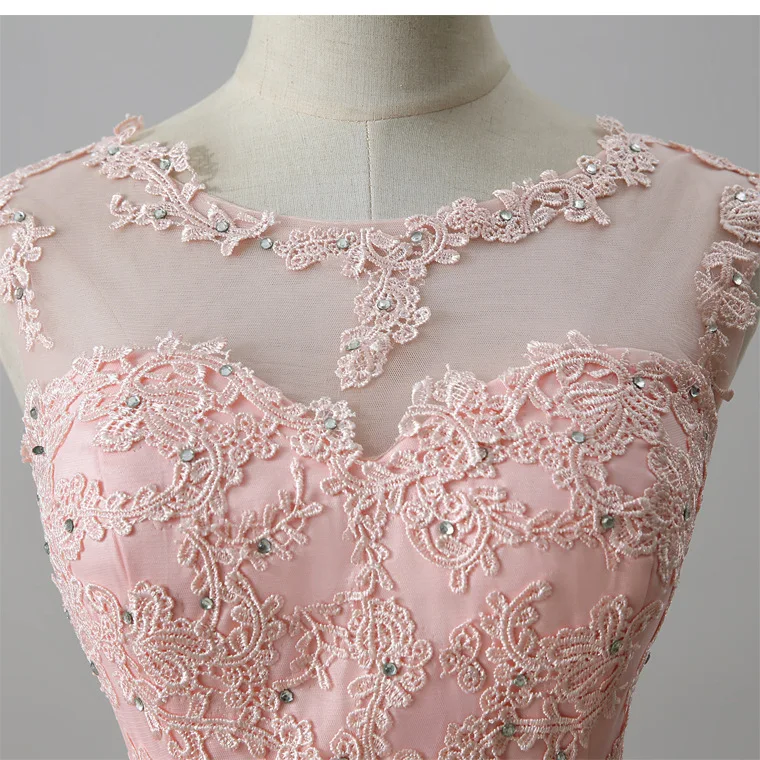 Vestidos De 15 Anos бальное платье розовое бальное платье дебютантка Аппликации Кристалл бисером без рукавов сладкий 16 Платья для вечеринок