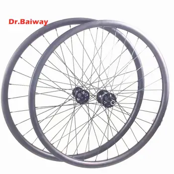 

29er mtb wheelset 30*30mm Tubeless mountain biycle carbon disc brake wheels carbon wheelset DT350s straight pull 100*15 142*12