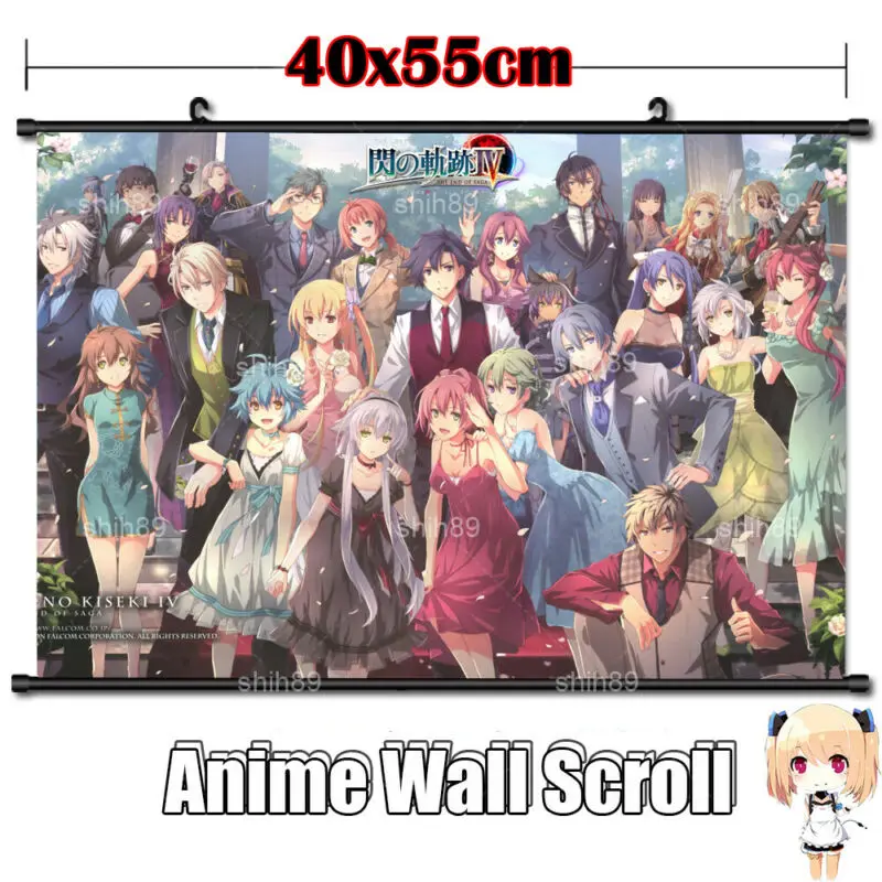 Anime Eiyuu Densetsu Sen no Kiseki Home Decor Poster Wall Scroll 40x55cm Hang Art | Дом и сад