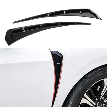 

Car Styling Air Vent Sticker Auto Decorative Shark Gills Simulation Outlet Side Vent Fit For Honda Civic 2016-2018