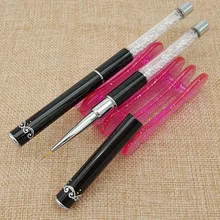 Маникюрная щетка цветная ручка для черчения рисует линии diao hua bi Алмазный стержень с колпачок маленькая щетка