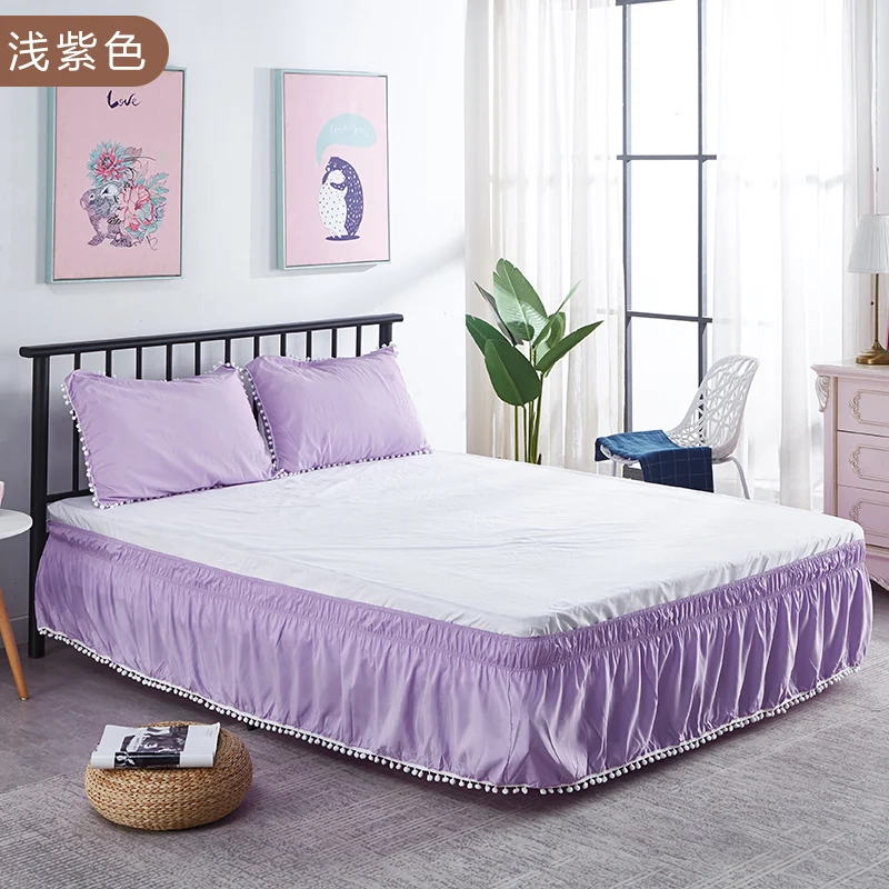 Льняная шерстяная бальная кружевная юбка для кровати принцессы без поверхности