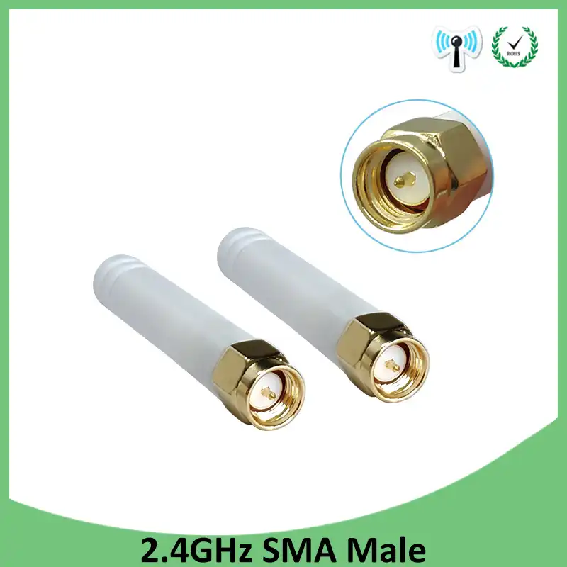 Антенна Grandwisdom 2 шт. 4g ~ 3dbi sma male wlan Wi Fi 4 ГГц антенна pbx iot модуль маршрутизатор