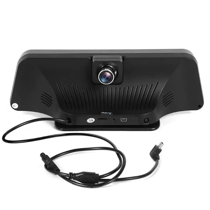 Phisung E92 9,66 дюймов 1080P Автомобильный видеорегистратор с двумя объективами видеорегистратор ночного видения