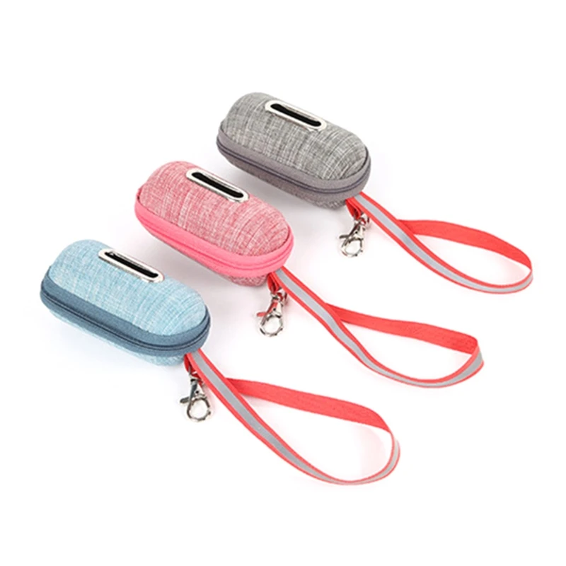 Venta Dispensador de bolsas portátil para caca de perro o mascotas, caja de basura para limpieza de residuos, soporte para bolsas de cachorro, suministros para exteriores 8bWZwOmoyRX