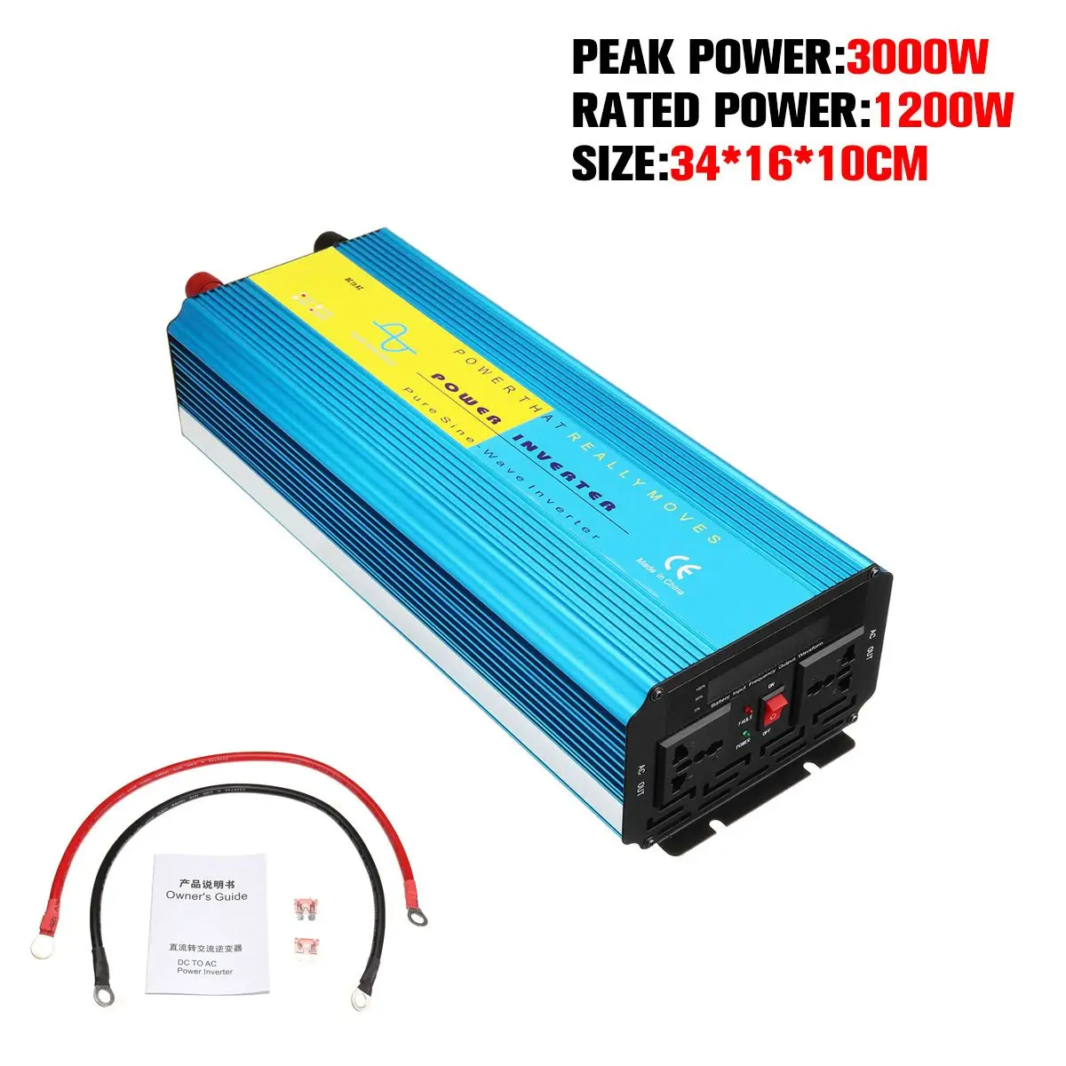 Чистая Синусоидальная волна инвертор 12В 220V 6000W 5000W 4000W 3000W 2000W Pe ak Напряжение ТРАНСФОРМАТОР ПРЕОБРАЗОВАТЕЛЬ 12V 110V 60Hz Солнечный инвертор - Цвет: P eak 3000W