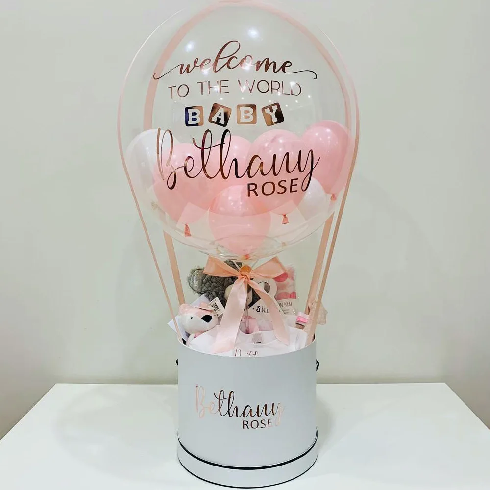 Update 155+ birthday gift box with balloons super hot kenmei.edu.vn