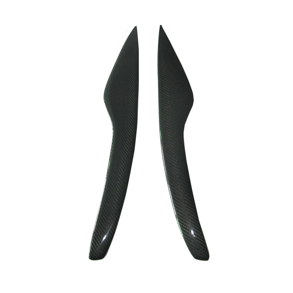 

2pcs Carbon Fiber Headlight Eyebrow Cover Car Styling Head Lamp Eyelids For Ford Focus 2 MK2 2008-2010 Facelift Accessories