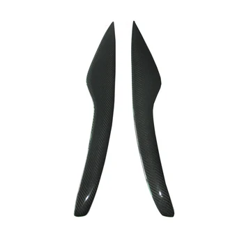 

2pcs Carbon Fiber Headlight Eyebrow Cover Car Styling Head Lamp Eyelids For Ford Focus 2 MK2 2008-2010 Facelift Accessories