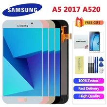 Для Samsung Galaxy A5 a520f SM-A520F A520 ЖК-дисплей сенсорный экран дигитайзер стекло сборка запасные части