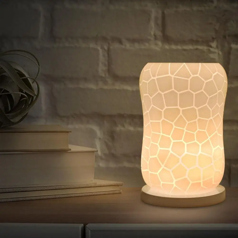 

Creative Table Lamp Usb Charging 3D Printing Bedroom Led Light Modern Minimalist Three-Color Lighting Table Lamp