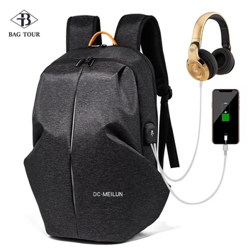 

Water Proof Backpacks Men Commuting Anti Theft Travel Trip School Nylon bags Trendy USB charging Interlayers 2020 New Fashion