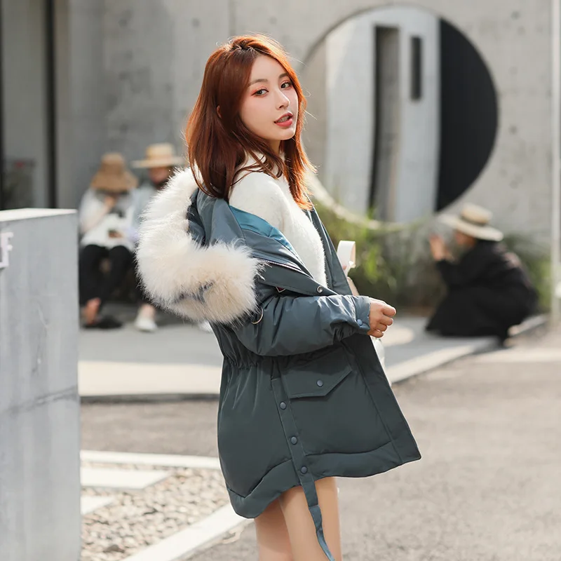 

2019 Winter New Style Korean-style Short Loose-Fit Slimming Waist Hugging down Coat down Jacket Cotton-padded Clothes Women's Fa