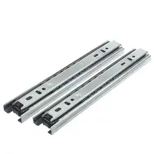 2 Pcs x 8" 2-fold Ball Bearing Telescopic Cabinet Drawer Slide Rails Promotion