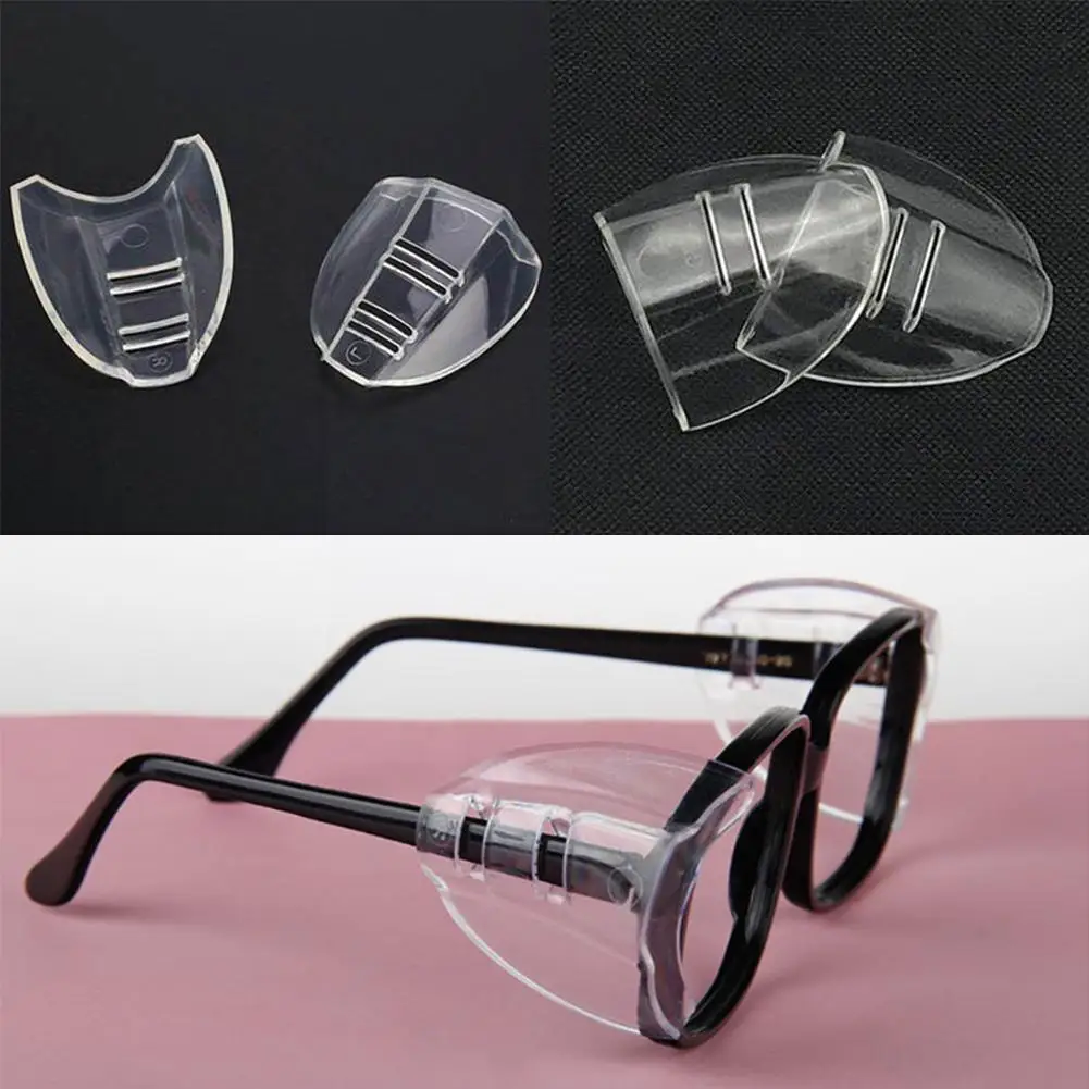 

Transparent TPU Glasses Wing Guard Safety Angle Guard New Anti-impact Myopia Style Sheet Glasses Side Condor Same F9K3