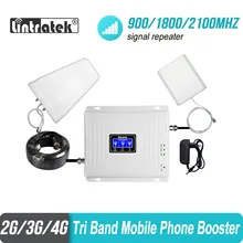Усилитель сотовой связи 4g репитер gsm 2g 3g Lintratek диапазона 900 1800 2100 WCDMA UMTS LTE сотовый ретранслятор домашние усилители домашние тройной band сотовый телефон усилитель сигнала сотовая Связь повторителя
