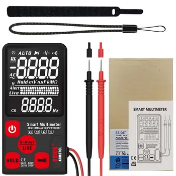 

3.5Inch Digital Multimeter 3 Line Display Automatic Ranging Voltage Tester Continuous Capacitor Tester Mini LCR Multimeter AC/DC