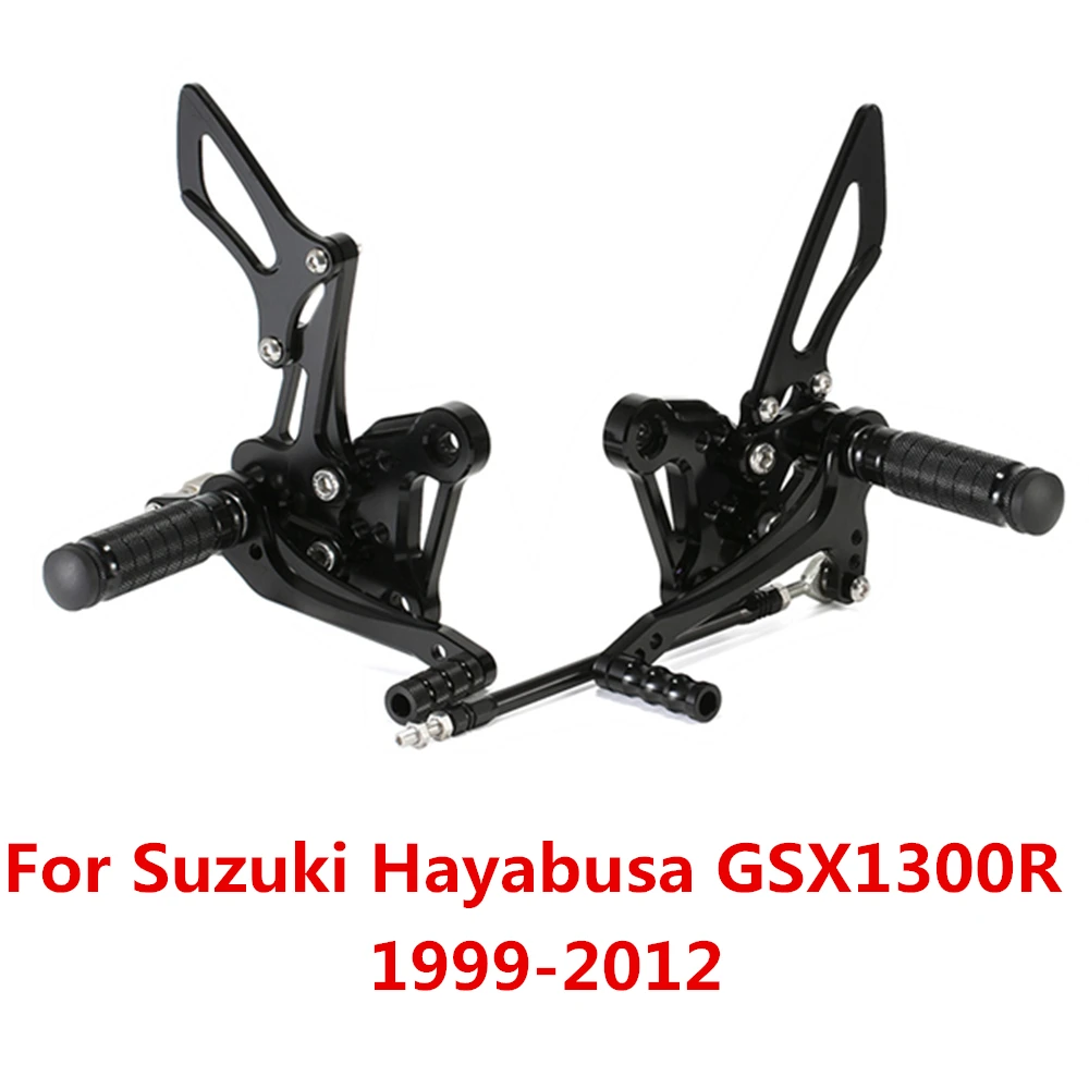 CNC Алюминиевые Подножки для мотоцикла комплект задних подножек педаль SUZUKI HAYABUSA