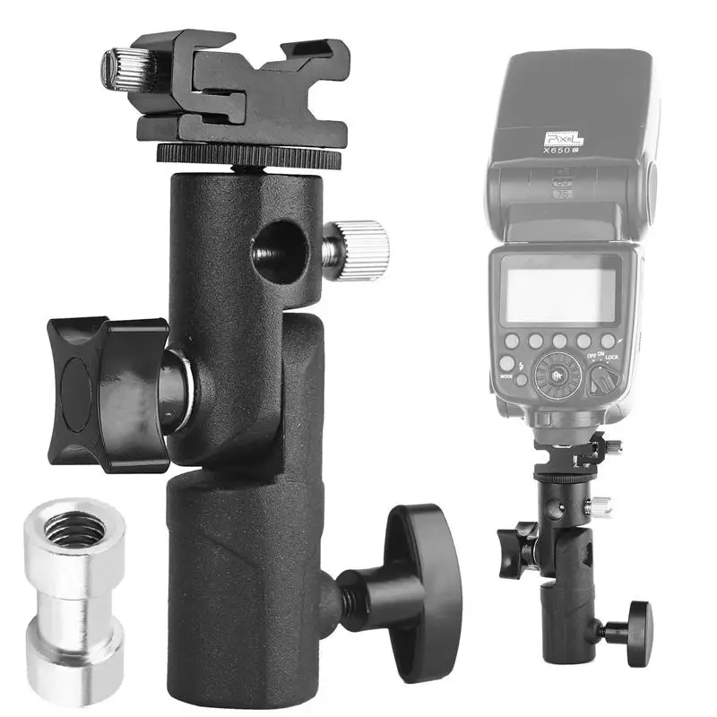  Camera Flash Speedlite MountProfessional Swivel Light Stand Light Bracket Umbrella Bracket Mount Sh