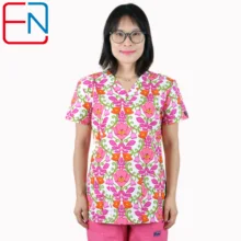 Hennar медицинские скрабы для кормящих женщин скрабы медсестры медицинская Униформа медицинский пункт mujer Скраб Топы