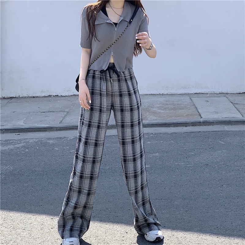 

Short sleeve Funny T shirt Women Summer Tees New Women suits Two Piece Suit Straight Large Size Casual Solid Wide Leg pants