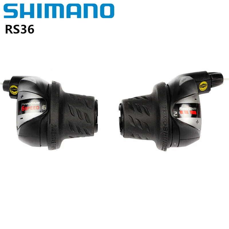 Shimano Tourney SL RS36 RS35 RS25 Revoshift Bike Twist Shifter Lever 3s 6s 7s 18s 21s RS35 Handlebar For MTB Bike Bicycle Parts