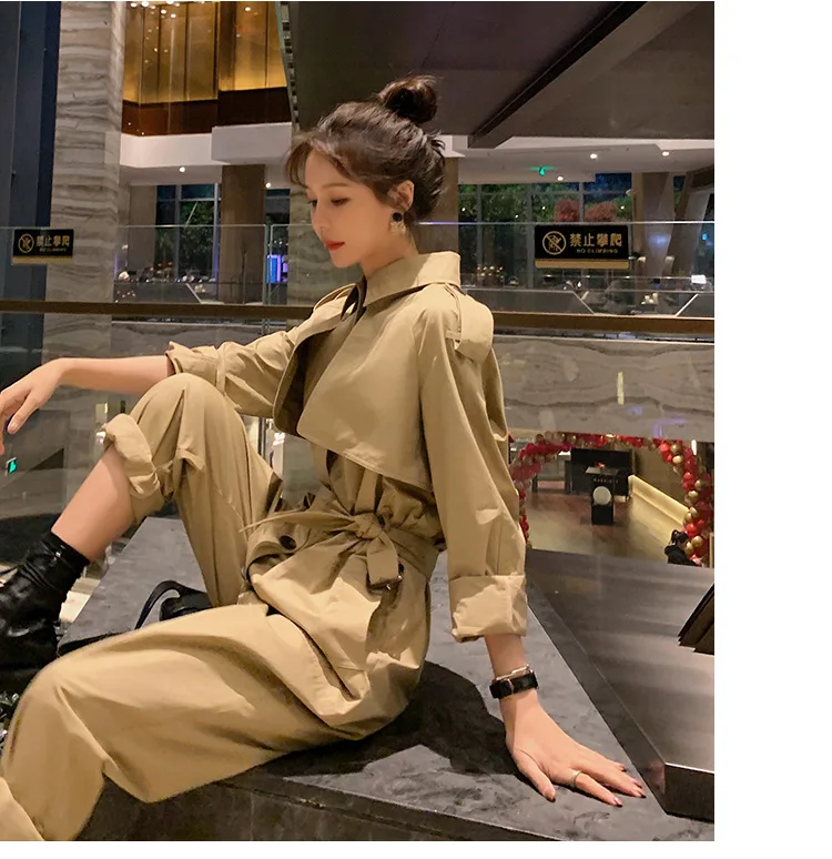 Spring Autumn Women Long Sleeve Shirt Jumpsuits Female Streetwear Hip Hop Plus Size Overalls Rompers Trousers Cargo Pants Sets Spring Autumn Women Long Sleeve Shirt Jumpsuits Female Streetwear Hip Hop Plus Size Overalls Rompers Trousers Cargo Pants Sets