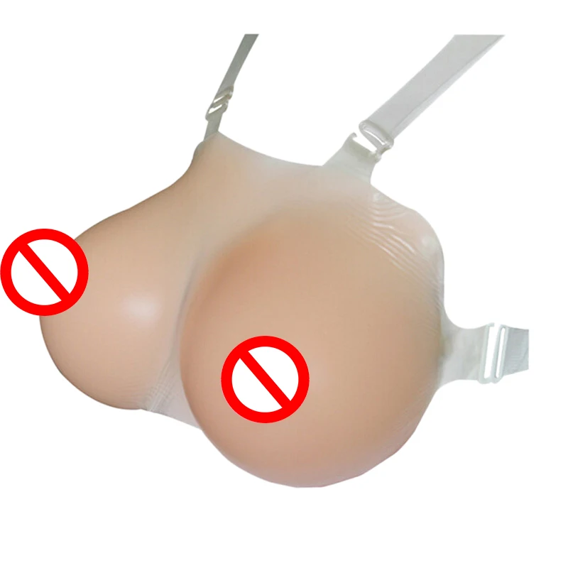 

Artificial Silicone Breast Form Realistic Fake Boobs Prosthesis Transgender Shemale Small Chest Men Enlarge-500G
