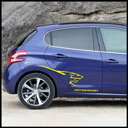 2pcs-MOTORSPORT-Fender-Stickers-For-Peugeot-107-108-2008-308-5008-206-207-RCZ-Car-Styling