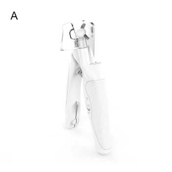 

New Hot Dog Nail Clippers for Dogs Pet Nail Trimmer with LED Light to Avoid Over-Cutting Nails Safe Professional Tools S