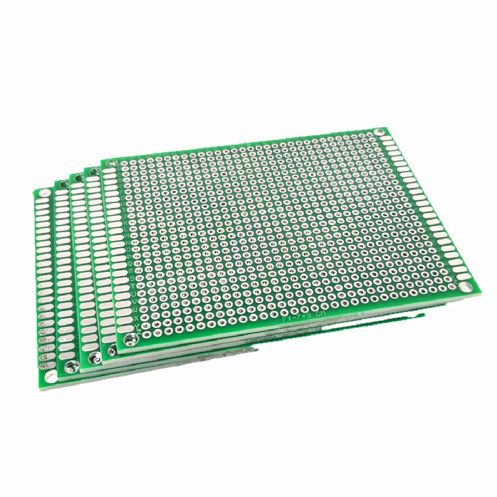 5pcs 4x6cm Double Side Copper Prototype PCB 40*60mm Universal Printed  Circuit Board Fiberglass Plate For Soldering Board