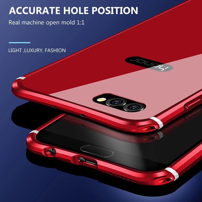 Новый чехол для Huawei Honor 9 двухцветный Алюминиевый Чехол бампер Роскошный