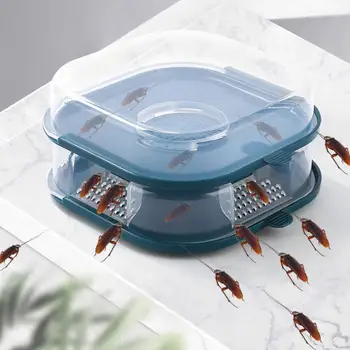 Pułapka na karaluchy owad zwalczanie szkodników karaluchy zabójca urządzenie wielokrotnego użytku Bugs Trap Box automatyczne Bugs Catcher dla kuchni tanie i dobre opinie CN (pochodzenie)