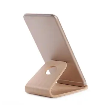 

Creative Solid Wood Phone Holder Universal Mobile Desktop Stand Multifunction Tablet Stand Charging Stand Wooden Base