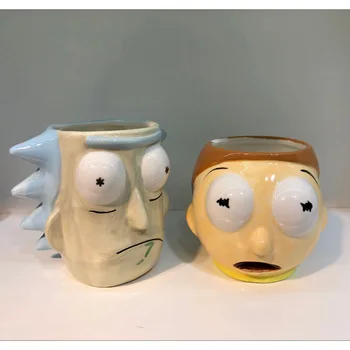 

Creative Cartoon Funny Emotion Cup of Body 3D Creative Cartoon Mug Bulk Glass Gift Cup