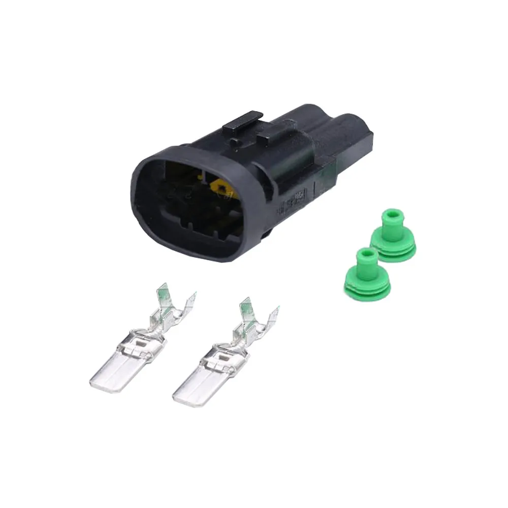 Pinos com Terminal Impermeável do Carro do Conector do Carro do Revestimento de 2 Conector p Dj7021y-8-11 - 21 2 4 carro do revestimento de 2 pinos com terminal DJ7021Y-8-11 21 2 p