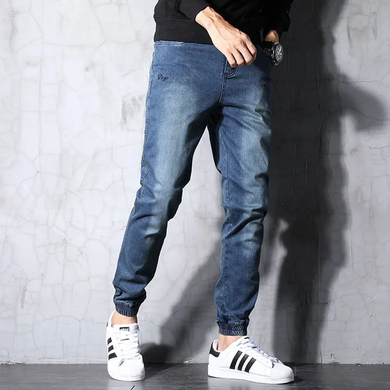 80% OFF Japanese Style Fashion Men Jeans Vintage Designer Cargo Pants Harem Trousers Black Gray Blue Hip Hop Jeans Men Joggers Pants