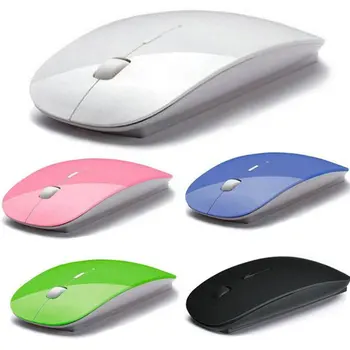 

2.4G Wireless Gaming Mouse 4 Button Ultra Quiet 1000DPI Lightweight Gamer Laptop PC Computer Mouse
