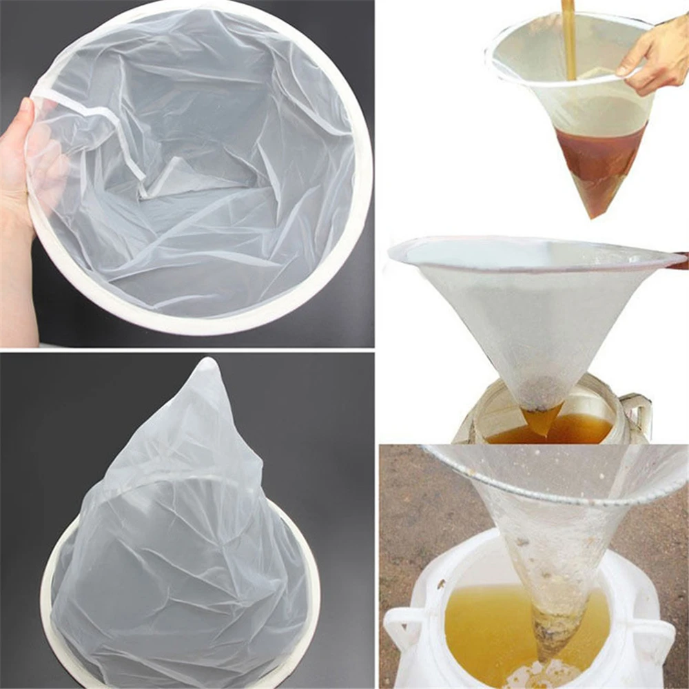 

Honey Strainer Double Sieve Plastic Beekeeping Equipment Filter Creative Reusable Eco-Friendly resistant Oxidation Tool