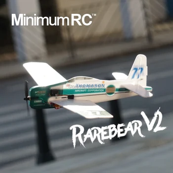 

MinimumRC F8F-Rarebear V2 360mm Wingspan 4 Channel Trainer Fixed-wing RC Airplane Outdoor Toys For Children Kids Gifts