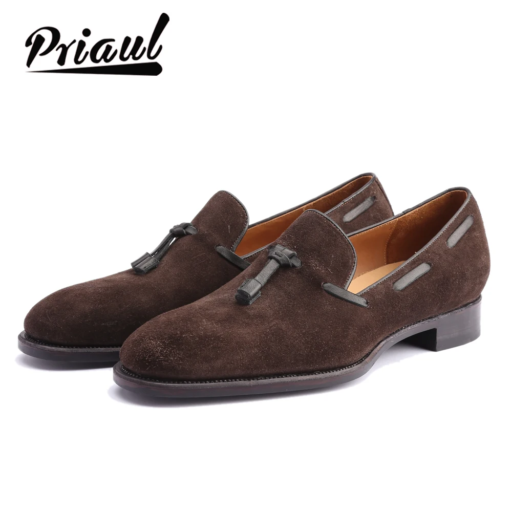

Mens Loafer Shoe Genuine Leather Luxury Handmade Office Formal Wedding Party Original Design Vintage Retro Custom Casual Shoes