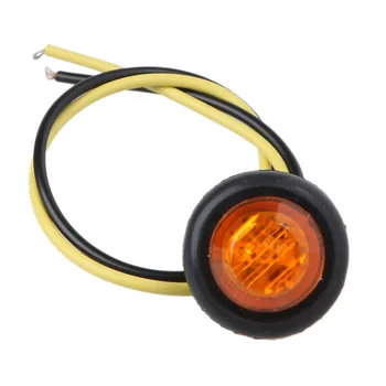 

Trailer Clearance lights Side Marker Exterior 12V DC Accessories Parts Set 3/4 Inch