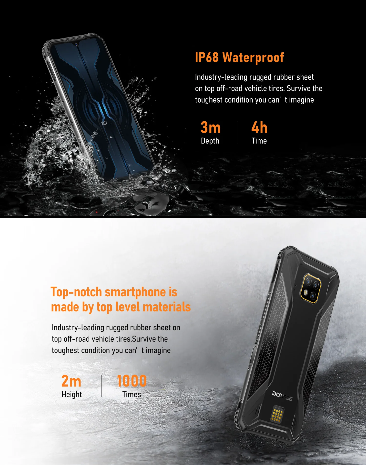 New Doogee S95 pro Helio P90 Rugged Smartphone 6.3" IP68/IP69K 48MP Triple camera 8GB 128GB NFC Face unlock 4G Mobile Phone