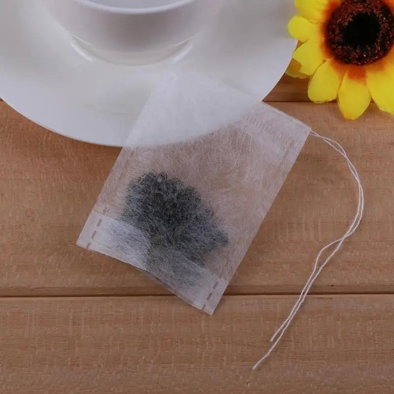 100 шт. Нетканая Защитная медицинская сумка Чай исцелить печать цедильного мешка