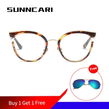 

Fashion Designer Cat Eye Glasses Women Optical Myopia Eyeglasses Frame Square Clear Computer eyewear Monturas De Lentes Mujer