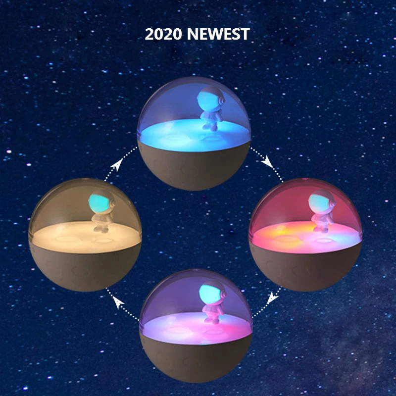 

2020 New LED Night Light Colorful Cartoon Night Lamp Creative Table Lamp USB Home Decoration Light Christmas Children Gifts